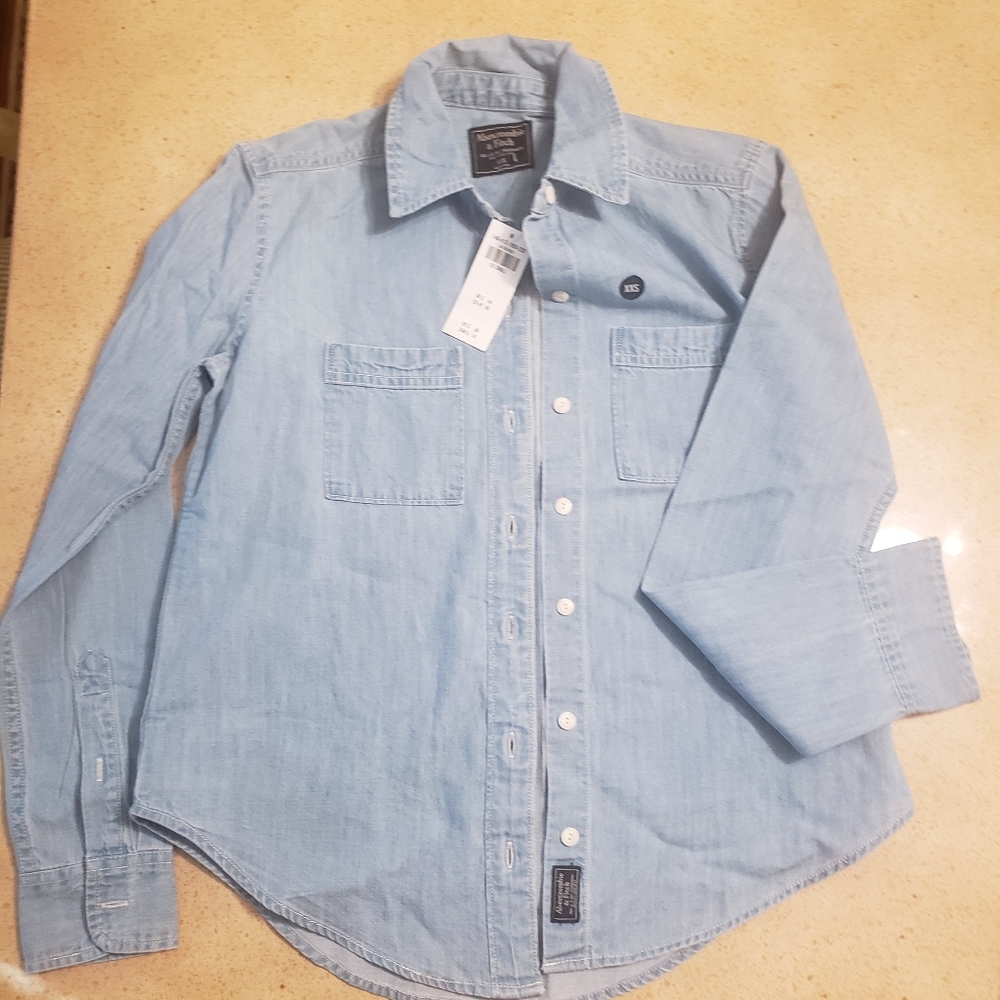 Denim chambray shirt